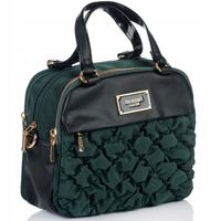 TOREBKA LISTONOSZKA MONNARI PIKOWANA SPORTOWA POJEMNA 3 KOMOROWA Zielona