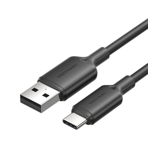 Kabel USB 2.0 A do USB-C 3A Vention CTQBF 1M (czarny) na Arena.pl