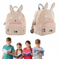 Plecak Szkolny dla Dziewczynki Chłopca Dzieci Duży XL Trixie 31x23cm KRÓLIK