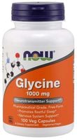 NOW FOODS Glycine - Glicyna 1000 mg (100 kaps.)