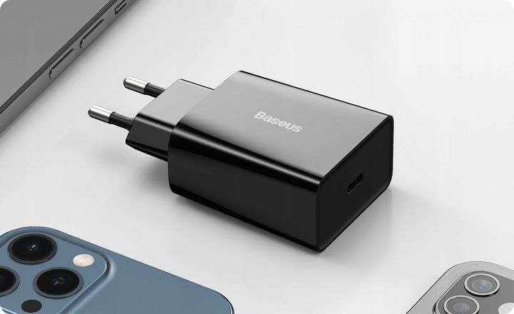 BASEUS SZYBKA ŁADOWARKA SIECIOWA ZASILACZ USB-C TYPE-C 20W PD QC 3.0 zdjęcie 7