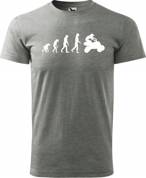 Męska Koszulka Prezent Urodziny Quad Ewolucja zdjęcie 11