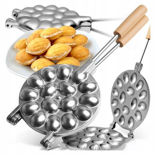 OPIEKACZ DO ORZESZKÓW CIASTEK NA ŚWIĘTA FORMA 16SZT PATELNIA na Arena.pl