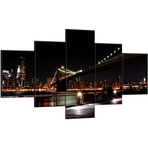 Obraz Na Płótnie 125X70 Brooklyn Bridge - Mith17 na Arena.pl