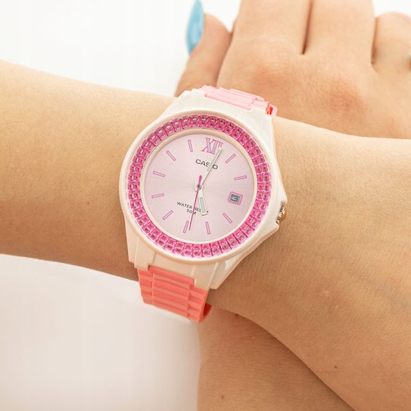 ZEGAREK komunijny CASIO różowy dla dziewczynki zdjęcie 3