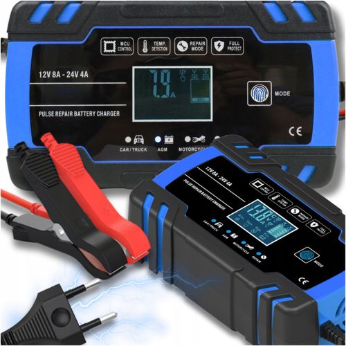 PROSTOWNIK ŁADOWARKA DO AKUMULATORA LCD 12V 8A na Arena.pl