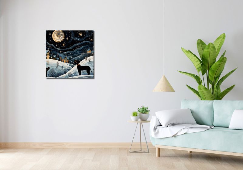 Obraz 60x60cm Nocny Psi Patrol zdjęcie 2