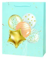 Torebka Prezentowa - Balony [Rozmiar M - 23 x 18 x 8 cm, Wzór nr 3]