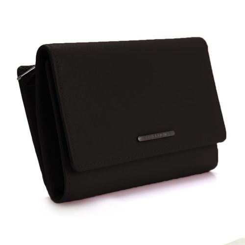 mały damski portfel matte - czarny na Arena.pl