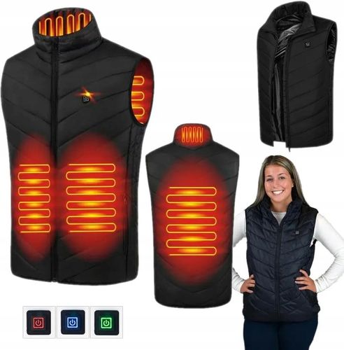KAMIZELKA PODGRZEWANA BEZRĘKAWNIK ZASILANA GRZEJĄCA UNISEX ROZMIAR L na Arena.pl