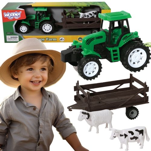 WOOPIE Traktor Rolniczy z Przyczepką i Zwierzętami na Arena.pl