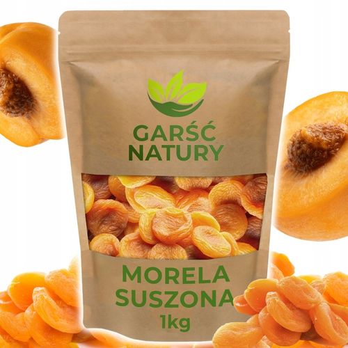 MORELE SUSZONE CAŁE wysoka Jakość 1000 g Morela Suszona BEZ CUKRU 1 kg na Arena.pl