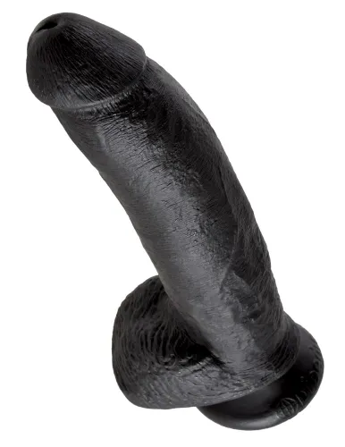 pipedream king cock 23 cm czarny - anatomiczny model z przyssawką na Arena.pl