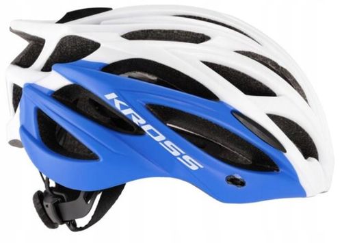 kask rowerowy kross brizo biały / niebieski na Arena.pl