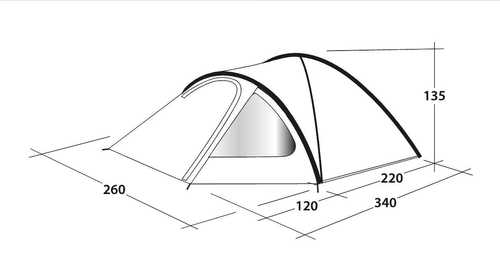 Outwell | Tent | Cloud 4 | 4 person(s) na Arena.pl
