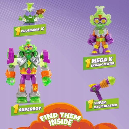 SUPERTHINGS S Playset Superbot Mega-K Super Zings Things robot 3w1 figurka na Arena.pl