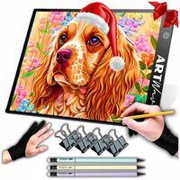 TABLET GRAFICZNY TABLICA DZIECI RYSOWANIA DESKA KREŚLARSKA LED + 5 GRATISÓW