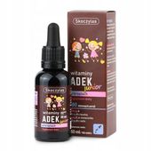 SKOCZYLAS Witamina ADEK A D3 E K2 MK-7 dla dzieci 900 kropli 30ml