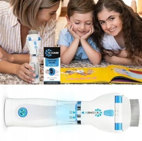 BEZPRZEWODOWY GRZEBIEŃ NA WSZY GNIDY USUWA PCHŁY FILTR ODKURZACZ TERMINATOR na Arena.pl