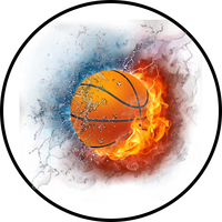 Opłatek na tort Urodziny Piłka Koszykówka Koszykarz Kosz Mecz