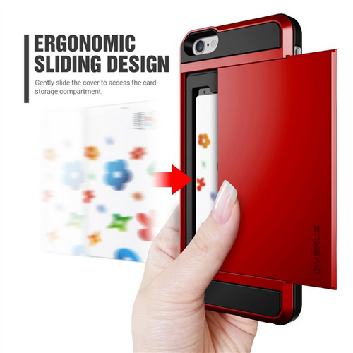 VRS DESIGN Damda Slide Etui iPhone 6 Plus/6S Plus czerwone na Arena.pl