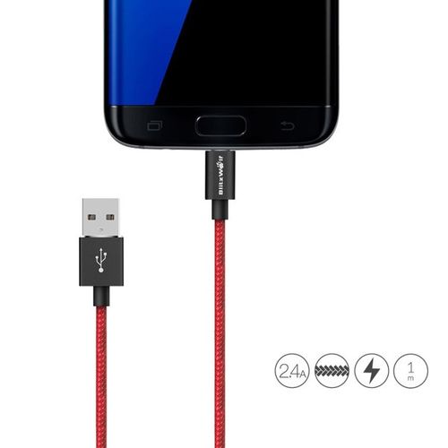 Kabel Micro USB do smartfonów BlitzWolf BW-MC2, 1,8 metra, czarny na Arena.pl