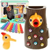 Gra Złap Robaczka Dzięcioł Magnetyczny Robak