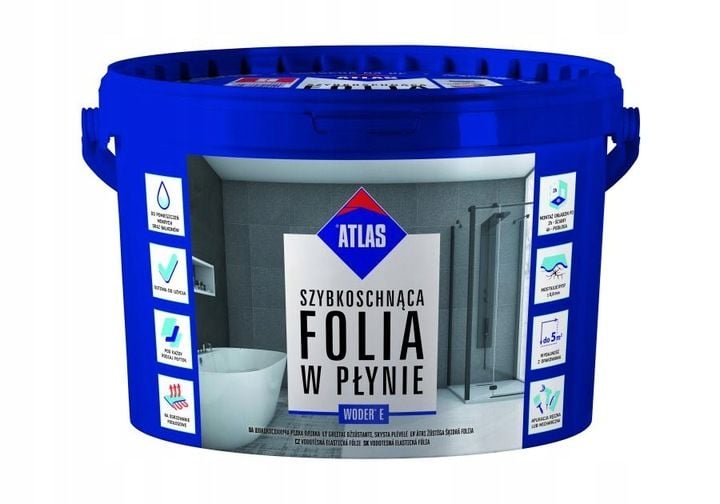 Folia w płynie szybkoschnąca ATLAS WODER E 5 kg zdjęcie 1