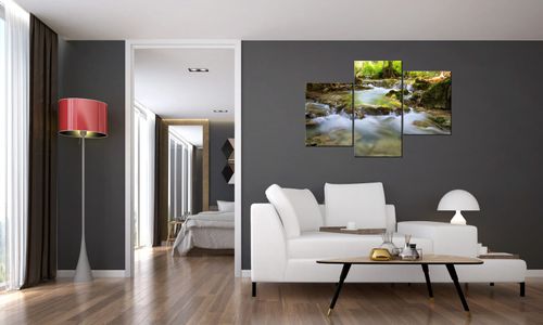 Obraz Płótno 90X60 Górski Strumień na Arena.pl