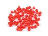 CRACKLE PLASTIK CZERWONE 6MM 50SZT