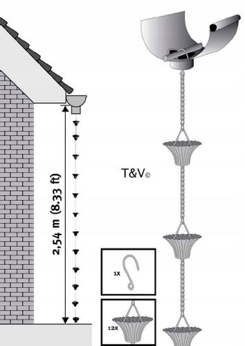 Zbiornik AQUACAN 360 l + łańcuch, podstawa | Grafit, Pojemność: 360 l, Wymiary 72x80x120 cm, Kolor Grafit, Waterform, Prosperplast na Arena.pl