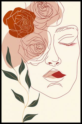 Plakat 56,6x86,4cm Beż i Twarz na Arena.pl