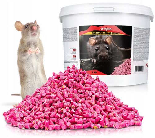 STRONG SILNA TRUTKA PRZYNĘTA GRANULAT NA MYSZY I SZCZURY BROMADIOLON 5 na Arena.pl