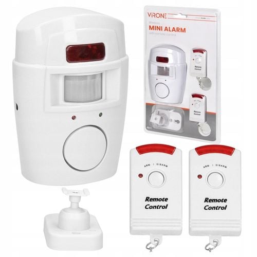 ALARM BEZPRZEWODOWY CZUJNIK RUCHU NA BATERIE SYRENA DO DOMU GARAŻU 2 na Arena.pl