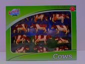 Krowy 12szt brazowo-biale 571968 81000.