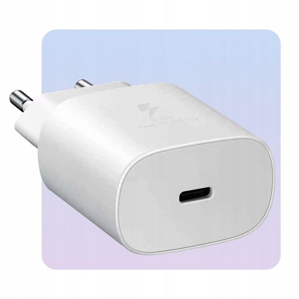 Ładowarka Do Samsung 25W (Szybka, Oryginalna, USB C) + Kabel USB C do USB-C zdjęcie 6