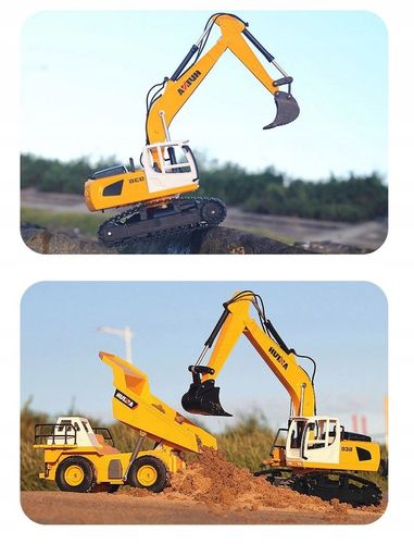 KOPARKA RC POJAZD BUDOWLANY ZDALNIE STEROWANA PREZENT DLA DZIECI PILOT RC na Arena.pl