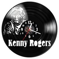 Zegar ścienny z płyty winylowej Kenny Rogers 1569.14