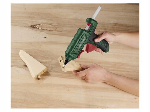 PISTOLET DO KLEJU NA GORĄCO PARKSIDE PHP 500 STACJA + KLEJ 11mm Nowy na Arena.pl