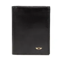 portfel męski peterson skórzany czarny rfid