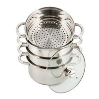 kinghoff garnek na pare 24cm 5.0l kh-3320