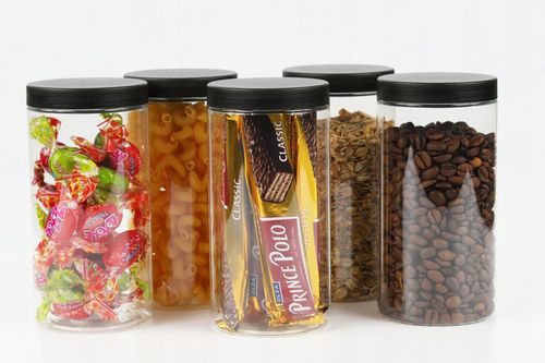 Słoiki POJEMNIKI na przyprawy makaron 500+1250+ 1500 ml 14 szt MEGA na Arena.pl