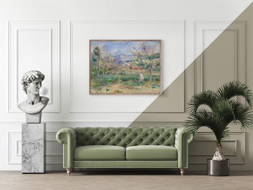 Landscape, Pierre-Auguste Renoir - plakat 100x70 cm na Arena.pl