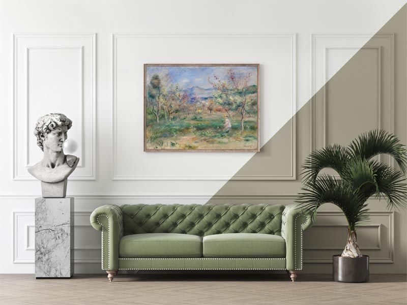 Landscape, Pierre-Auguste Renoir - plakat 100x70 cm zdjęcie 2