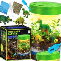 ZABAWKA EDUKACYJNA DINOZAUR OGRÓD TERRARIUM PROJEKTOR LAMPKA NOCNA ROŚLINY
