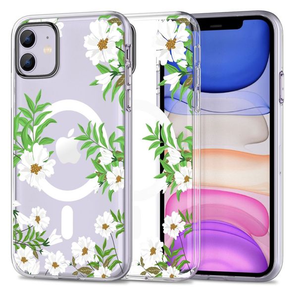TECH-PROTECT MAGMOOD MAGSAFE IPHONE 11 SPRING DAISY zdjęcie 1