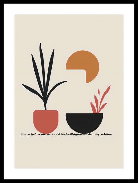 Plakat 64x90cm Domowy Ogród zdjęcie 3