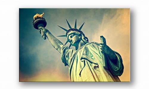 OBRAZ NA PŁÓTNIE 095 Statua Wolności 40x30cm na Arena.pl