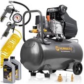 Kompresor sprężarka powietrzna olejowa 50l 8 bar + zestaw narzędzi 9w1 Humberg HM-255
