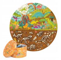 Zestaw Puzzli 150 ELEMENTÓW Układanka Relaksująca DINOZAURY Układanki Dino
